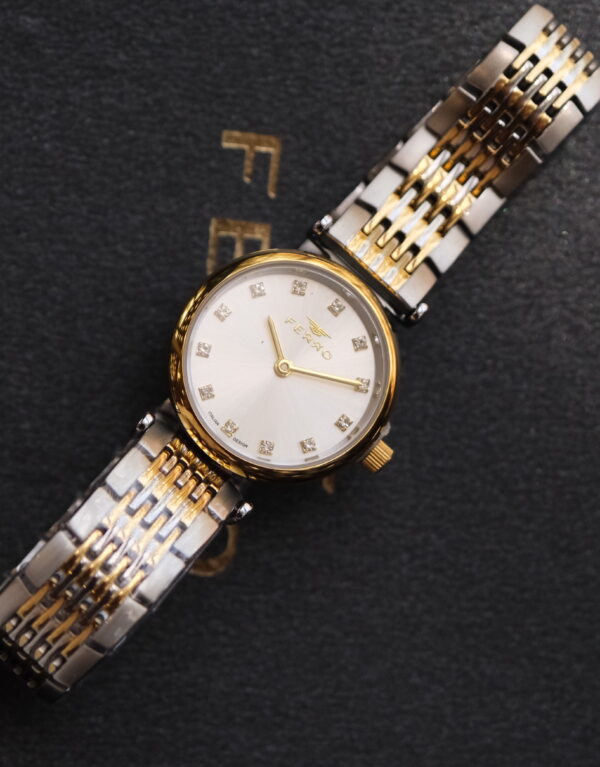 Ferro Elegant Two Tone Kadın Kol Saati (2 Yıl Garantili)