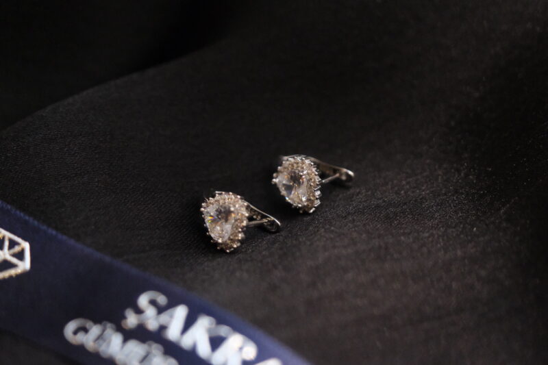Kadın 925 Ayar Gümüş Küpe – 3.2 Gram - Görsel 2