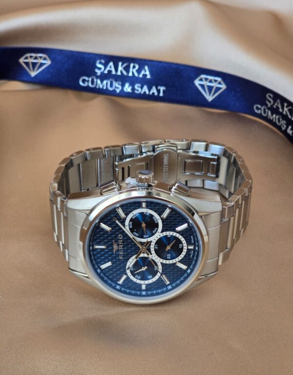 FERRO Blue Multi Function Erkek Kol Saati