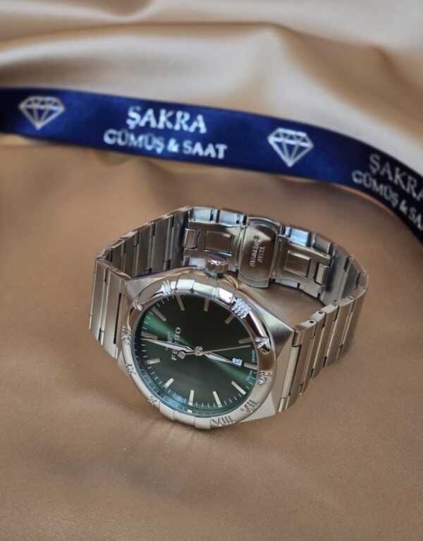 FERRO Classic Green Date Erkek Kol Saati