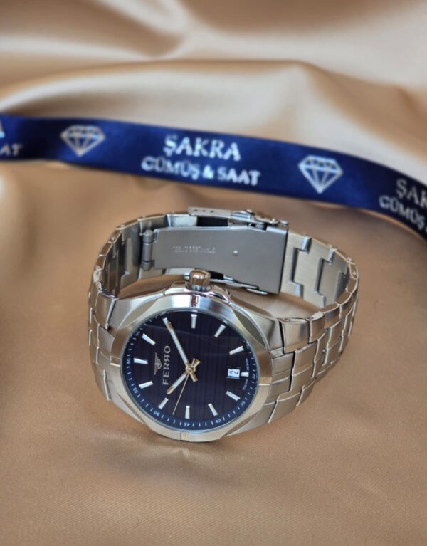 FERRO Classic Navy Date Erkek Kol Saati