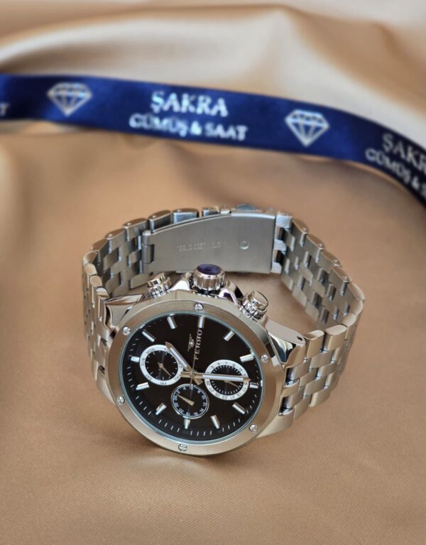 FERRO Black Bolt Multi Function Erkek Kol Saati