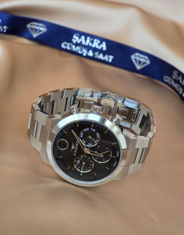 FERRO Multifunction Black Erkek Kol Saati