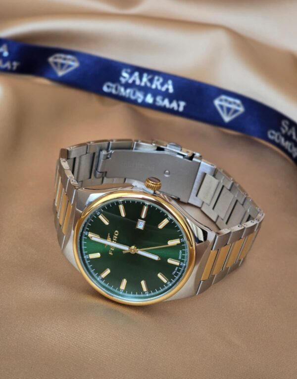 FERRO Classic Green Gold Erkek Kol Saati