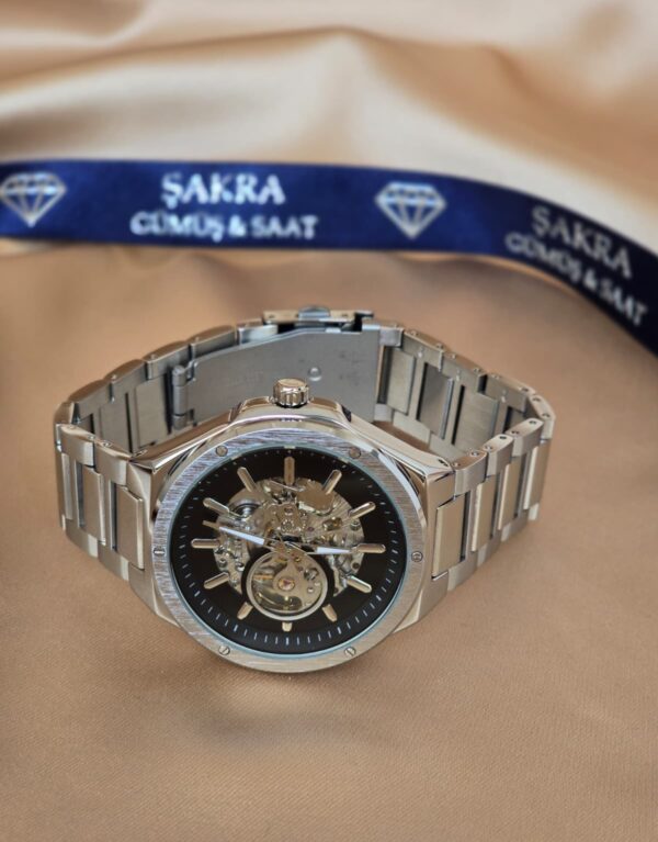 FERRO Skeleton Automatic Steel Erkek Kol Saati