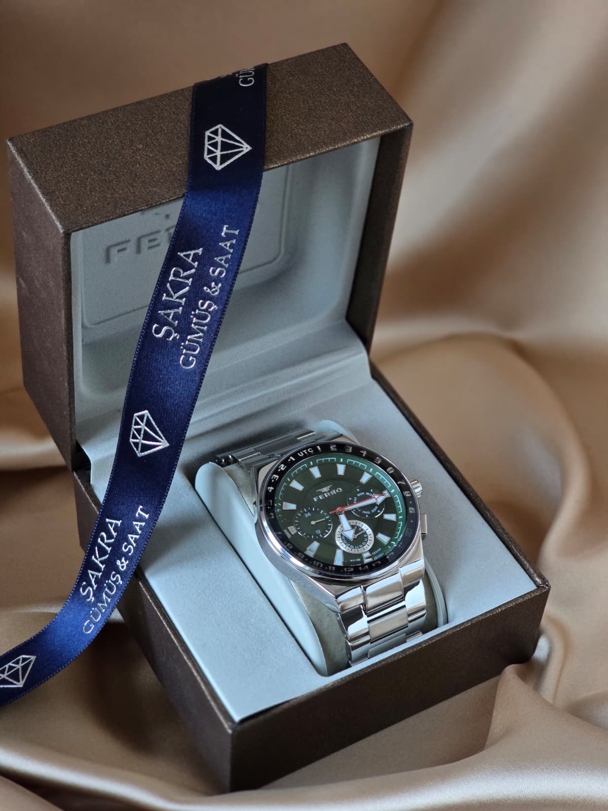 FERRO Emerald Chrono Erkek Kol Saati - Görsel 3