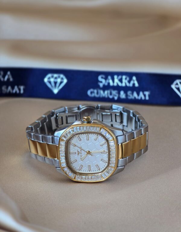 FERRO Royal Hexagon Gold Bayan Kol Saati